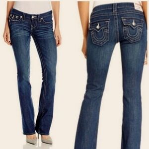 True Religion Becky Bootcut Jeans Cotton USA Made 24 Waist